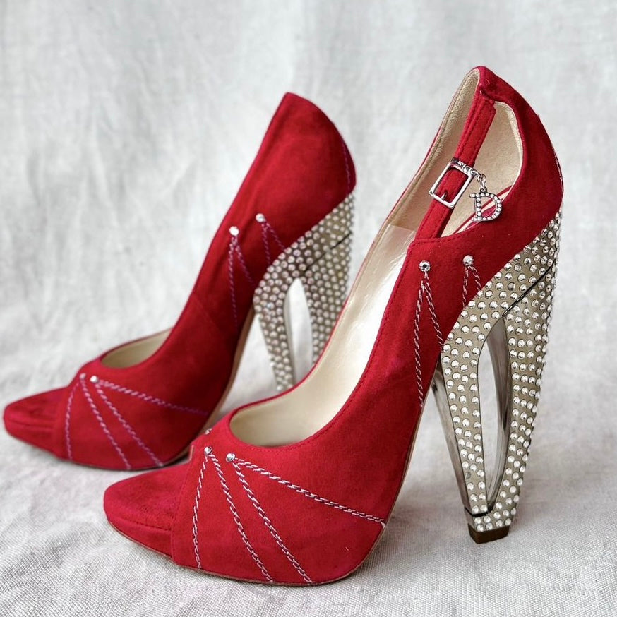 Dior Diamante Runway Heels - 37