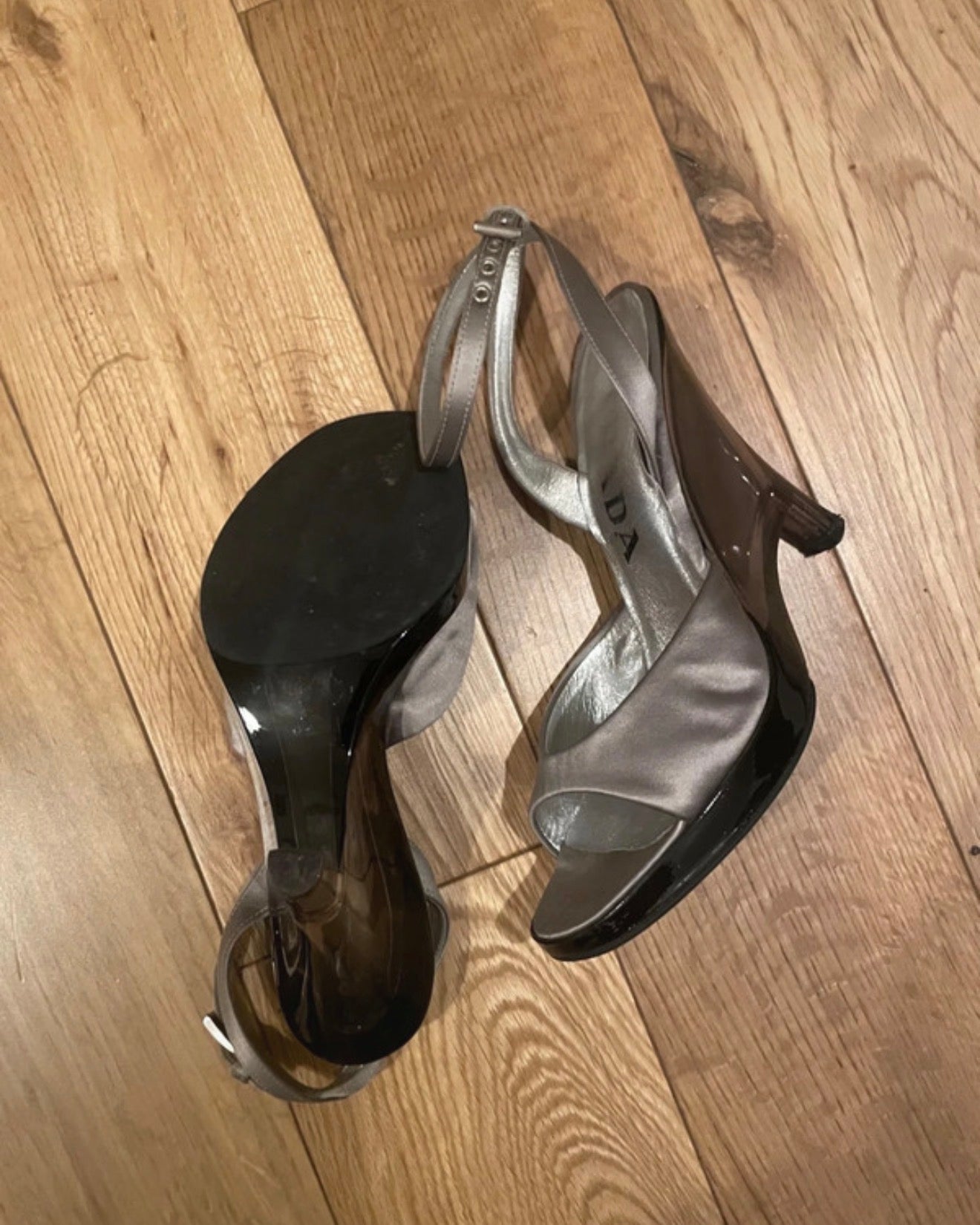Prada Lucite Wedge Heels - 35.5/36