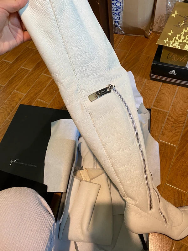 Giuseppe Zanotti Zip Boots with Fur Lining - 41