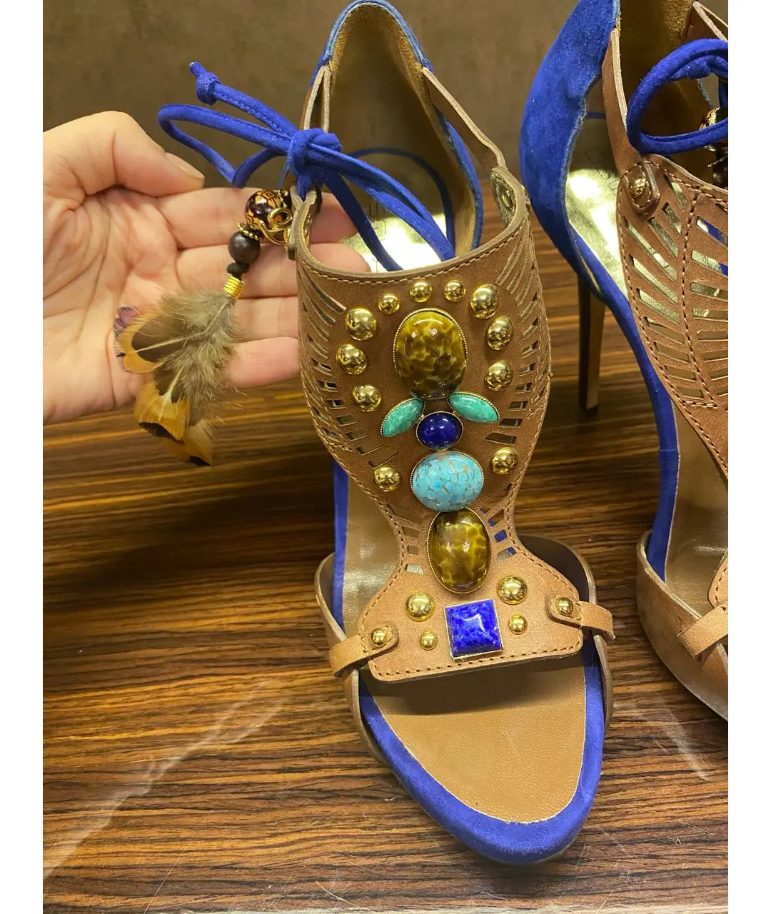 Dsquared2 Feather Heels - 38 + 39