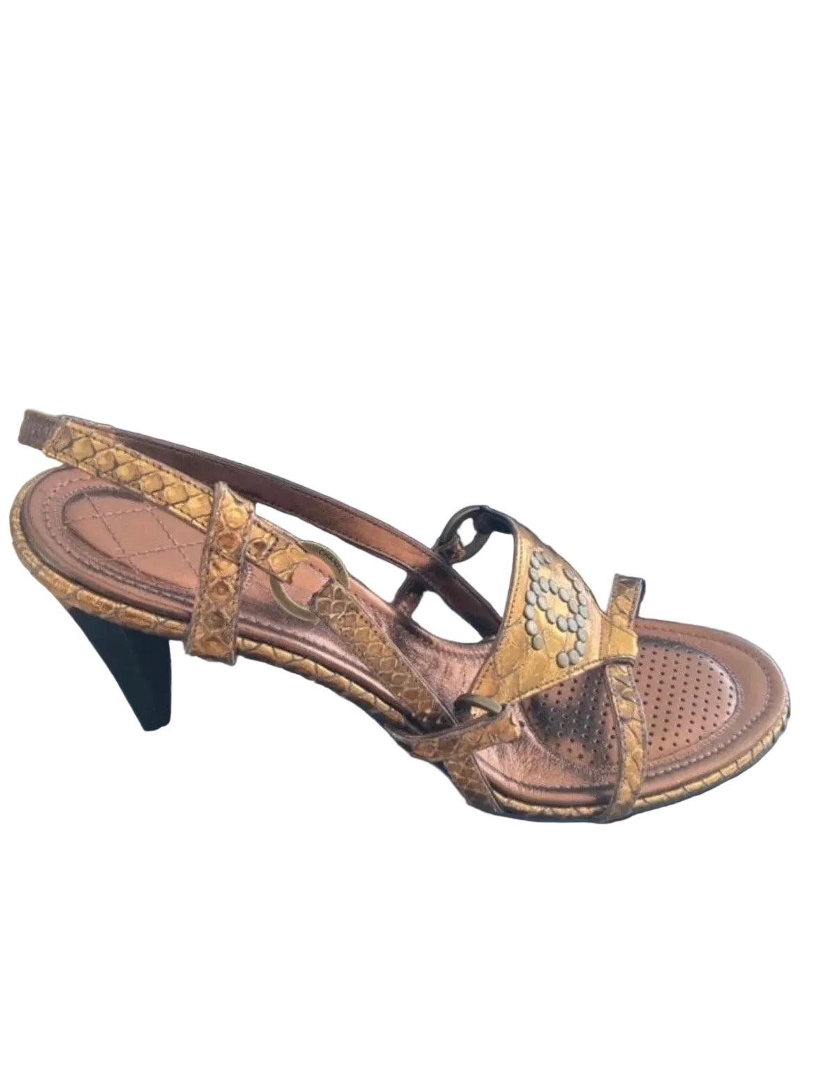 Chanel Python Heels - 41