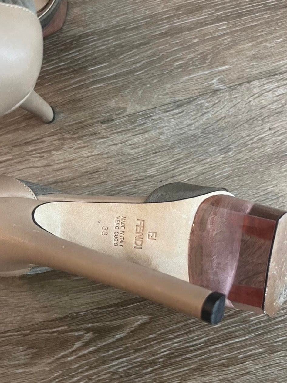 Fendi Lucite Heels - 38
