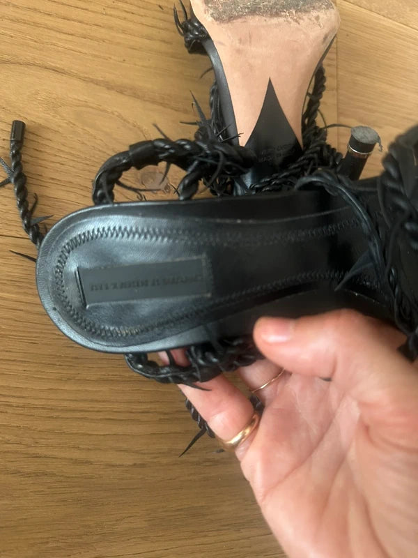Alexander McQueen Barbed Wire Heels (Tall Heel) - 35.5 + 37