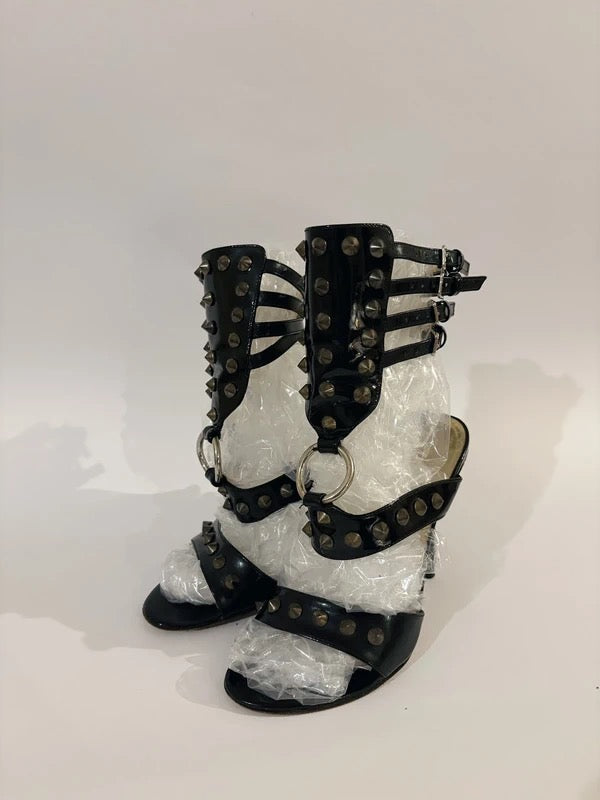 Dolce & Gabanna Studded Gladiator Heels - 36/36.5