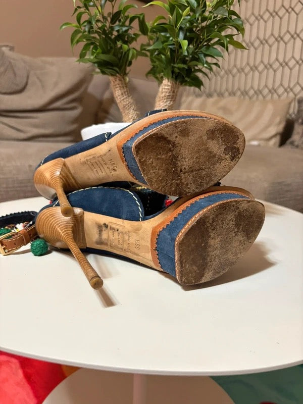 Dsquared2 Pom Pom Heels - 38.5