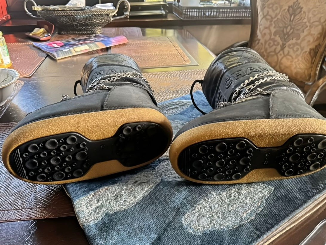 Chanel Chain Ski Boots - 40