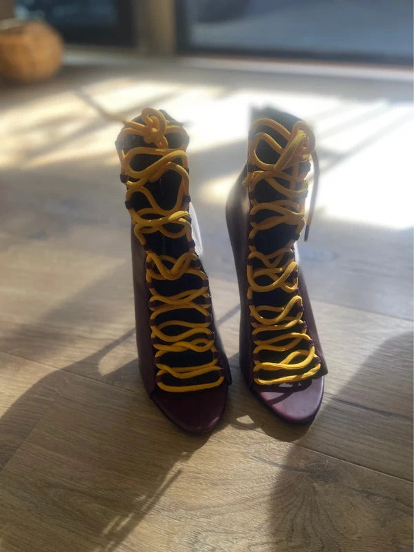 Dsquared2 Lace Up Ankle Boots - 39