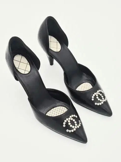 Chanel Logo Heels - 36