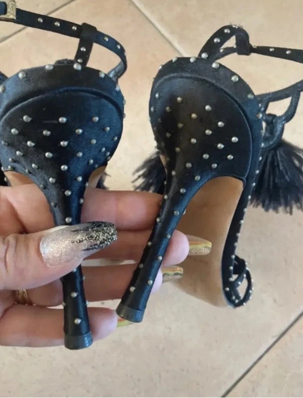 Dior by Galliano Diamanté Feather Heel Brand New - 36.5/37