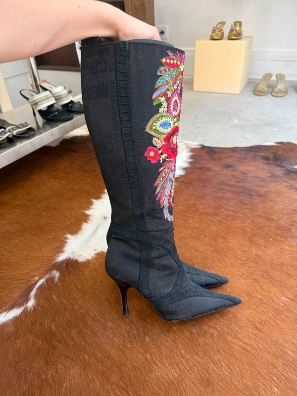 Just Cavalli Embroidered Boots - 37