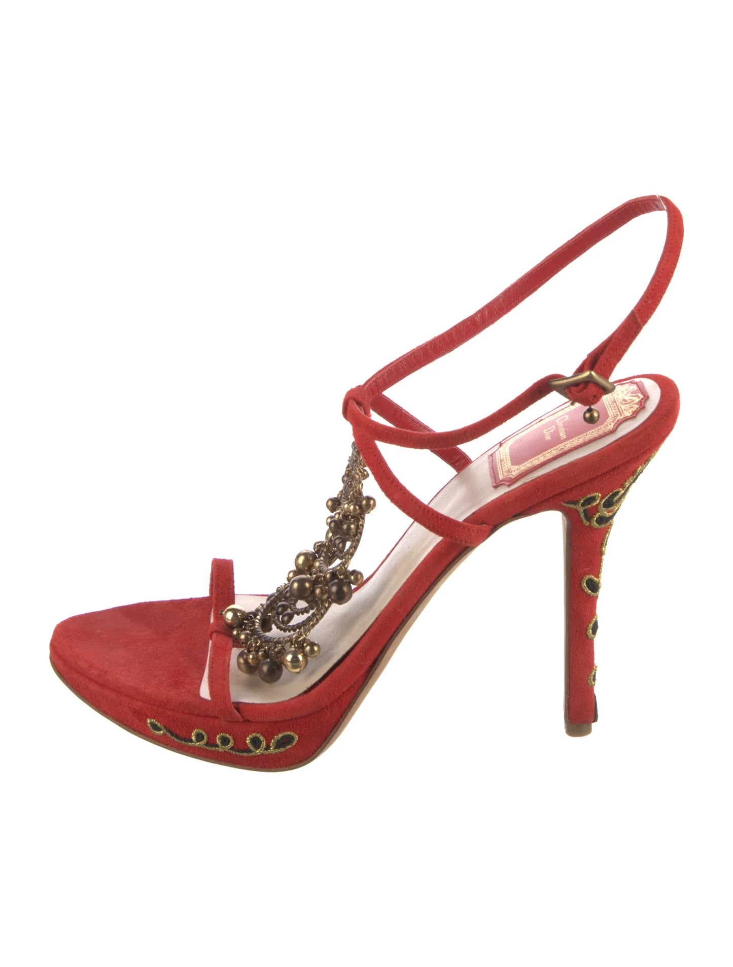 Dior Embellished Beaded Heels Brand New - 40
