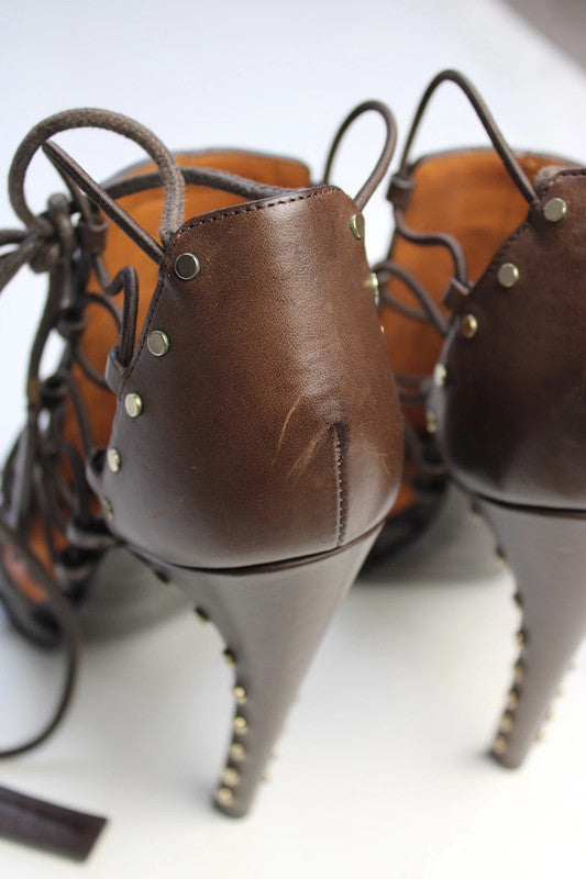 Emilio Pucci Lace Up Heels- 37