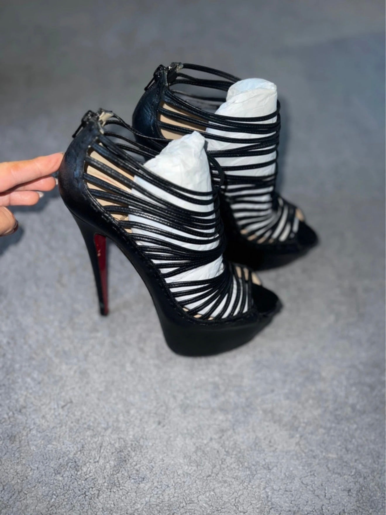 Christian Louboutin Cage Platform Heels - 39