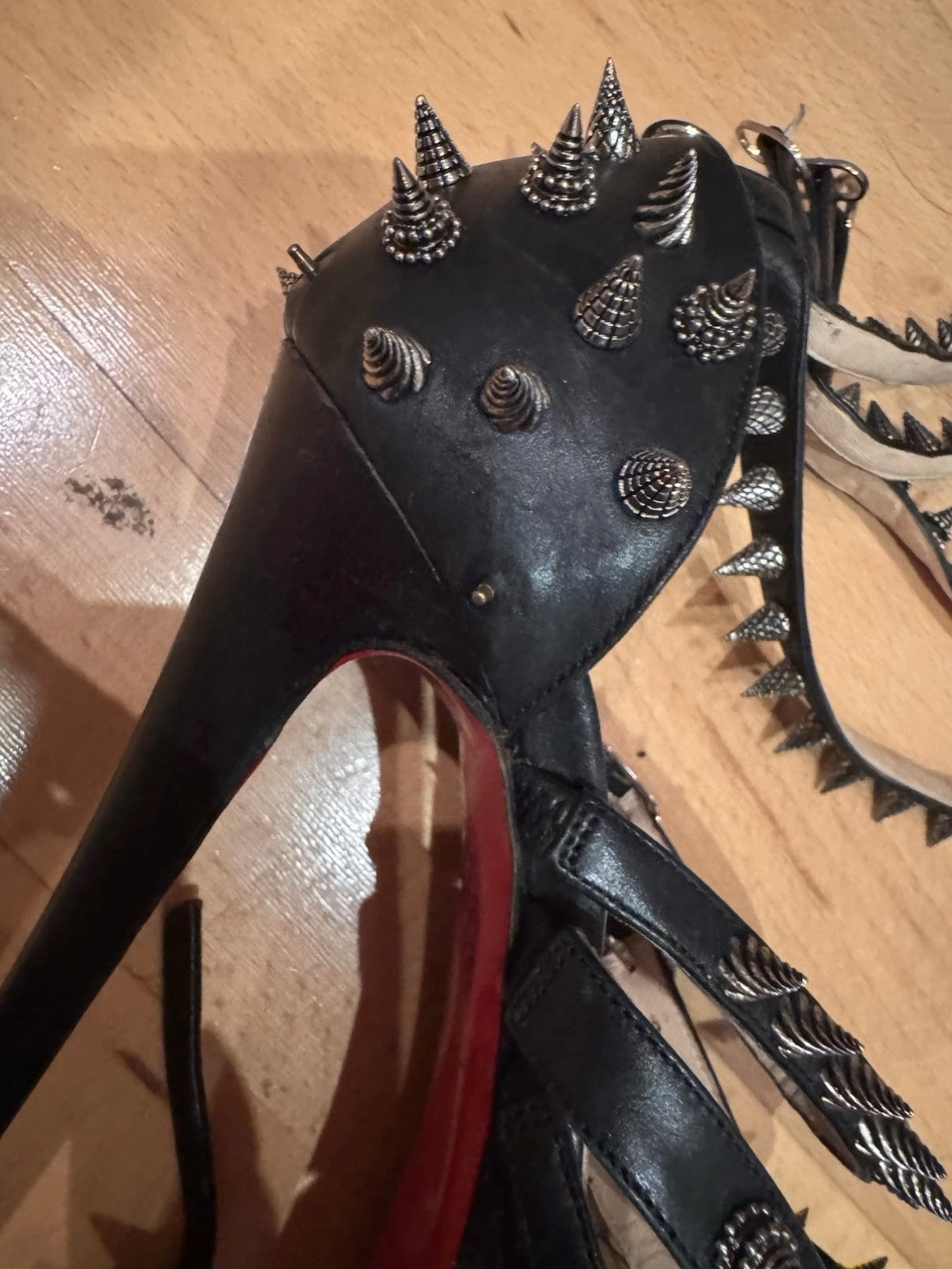 Christian Louboutin Botticellita Spiked Platform Heel - 38
