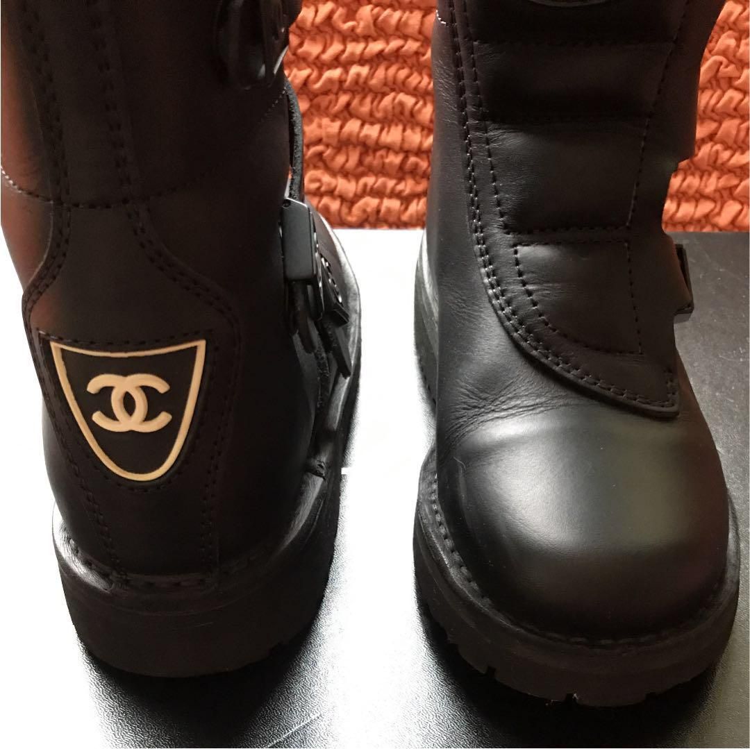 Chanel Moto Boots - 37