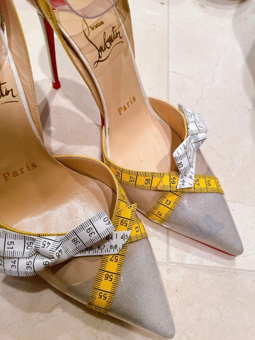 Christian Louboutin Measuring Tape Court Heel - 35