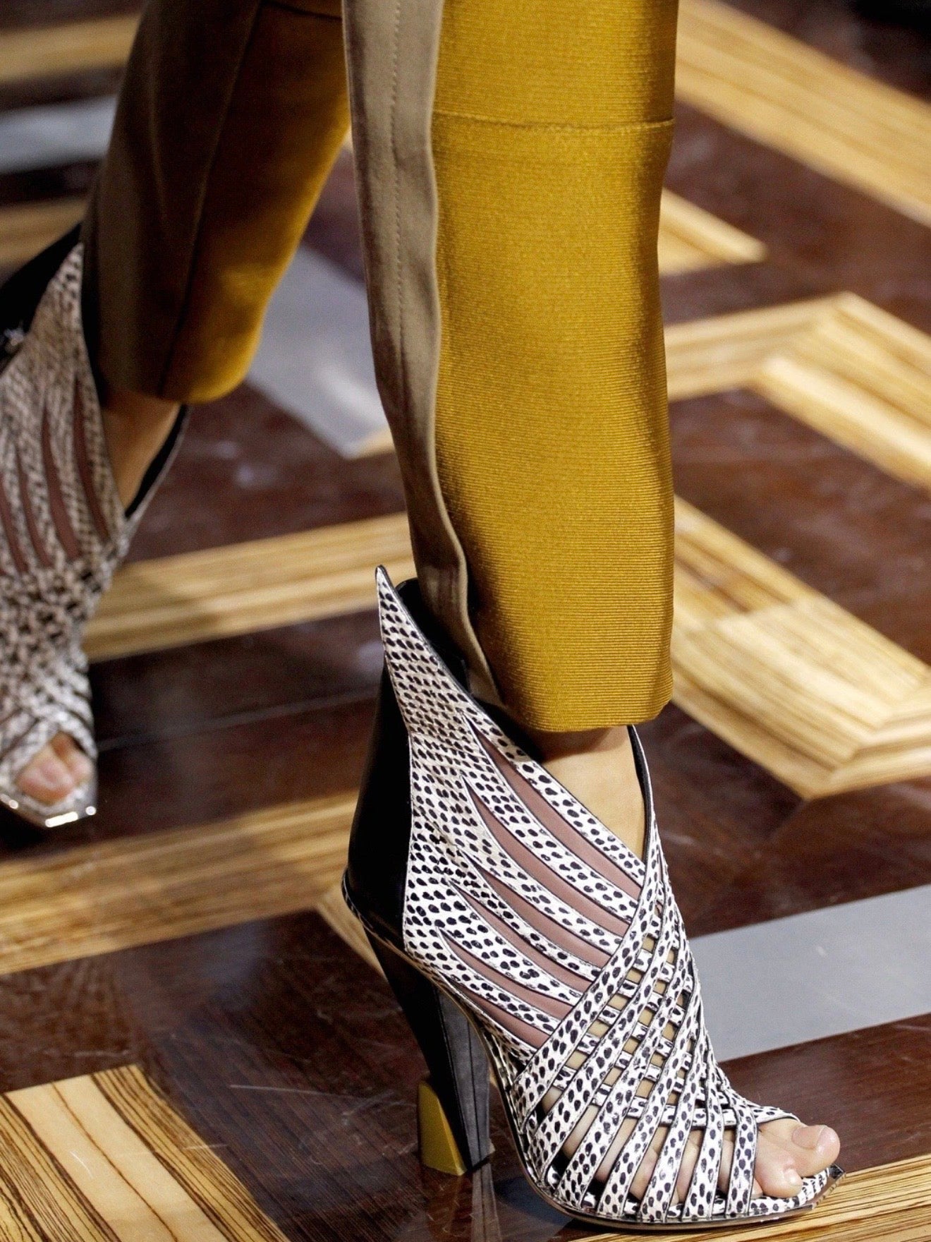 Balenciaga Python Ankle Boots - 36
