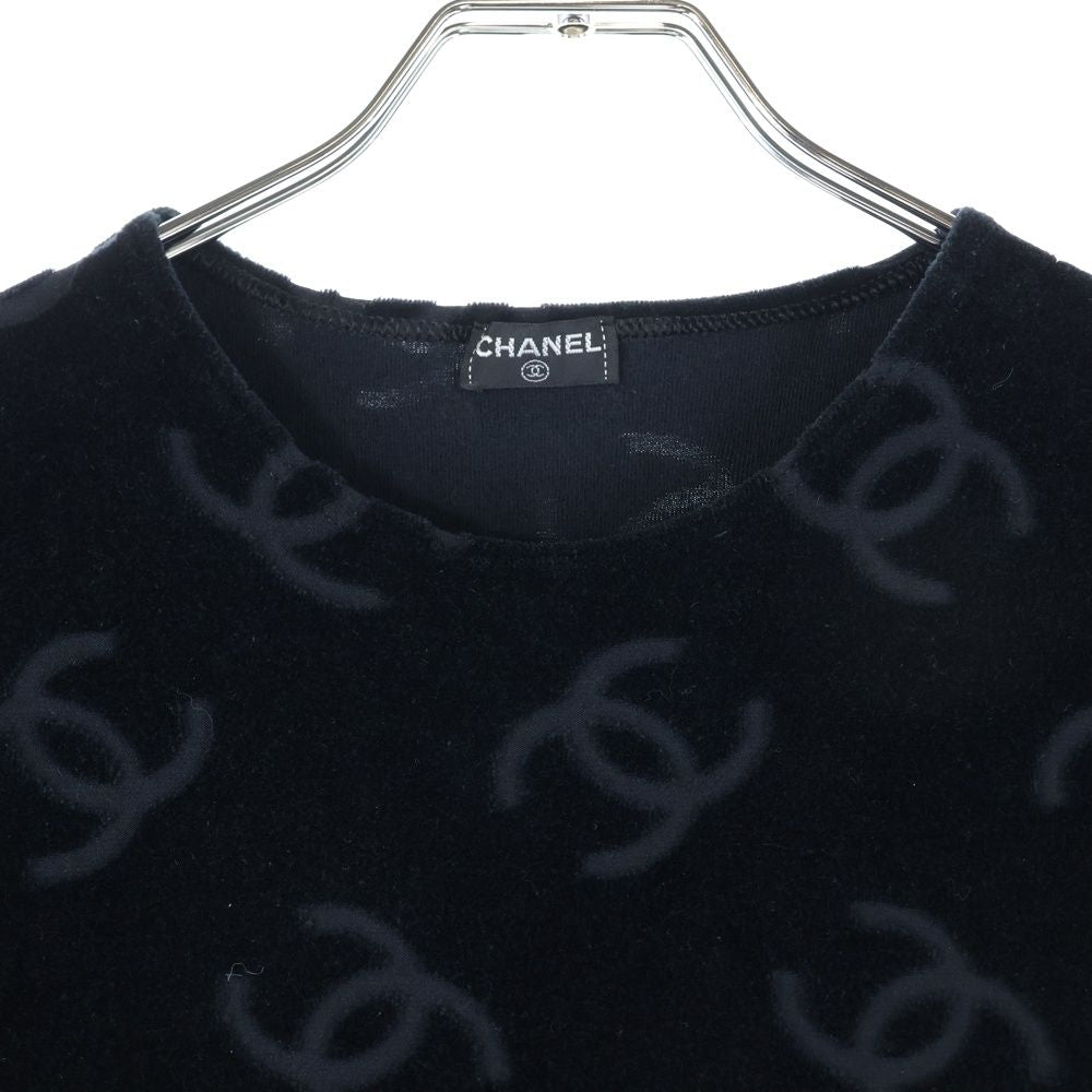 Chanel 1996 Velour T-Shirt - M/L
