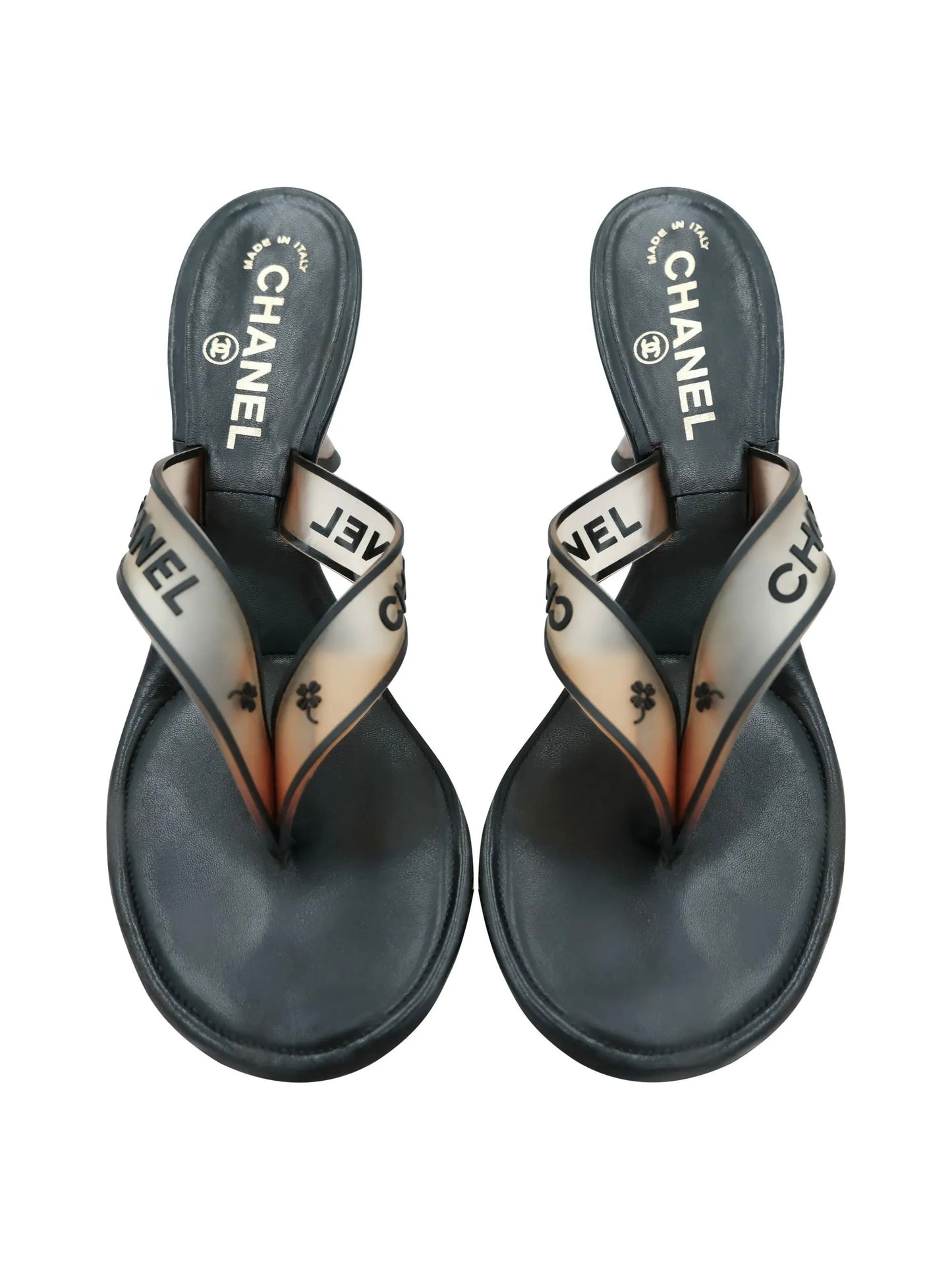 Chanel Jelly Thong Heels - 36.5