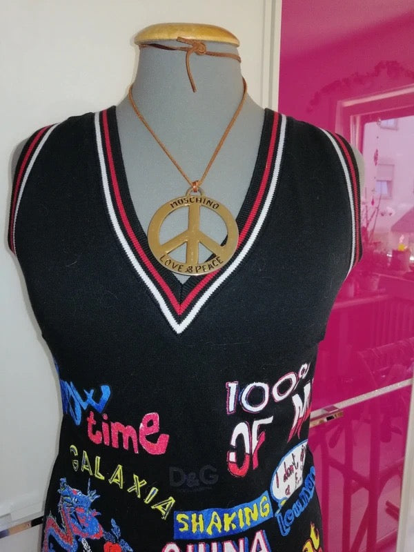 D&G 2003 Graffiti Dress - S