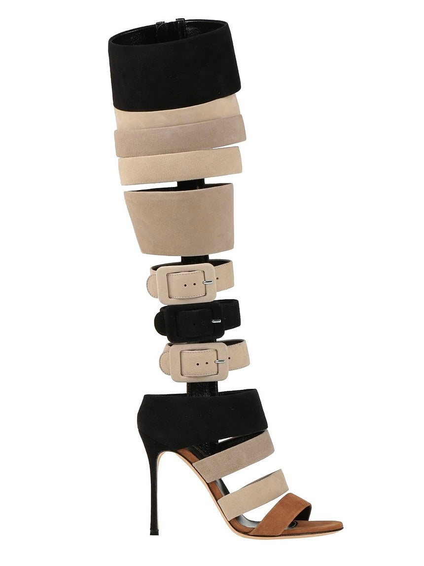 Sergio Rossi Gladiator Boots Brand New - 36.5/37