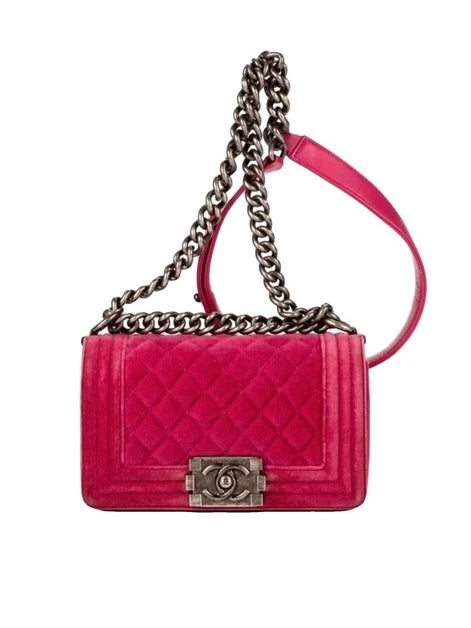 Chanel Mini Boy Bag Velvet