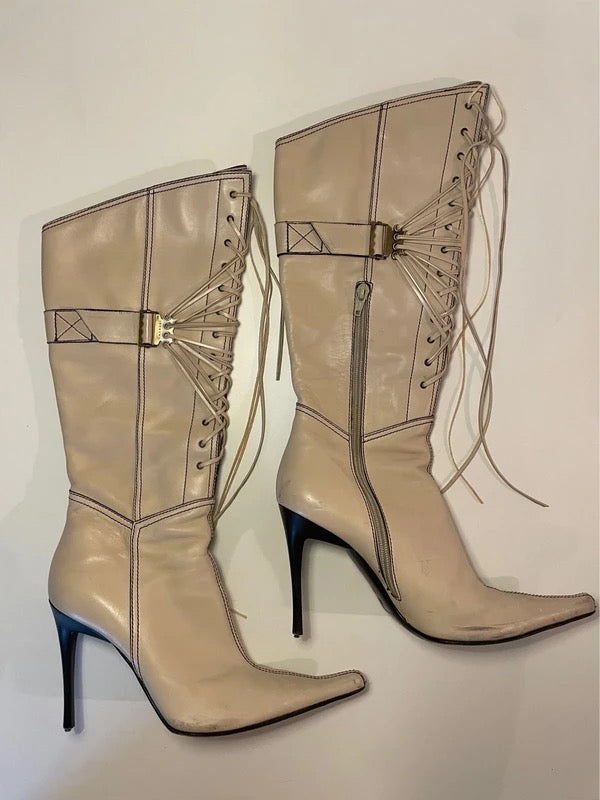 Casadei Lace Up Boots - 38.5