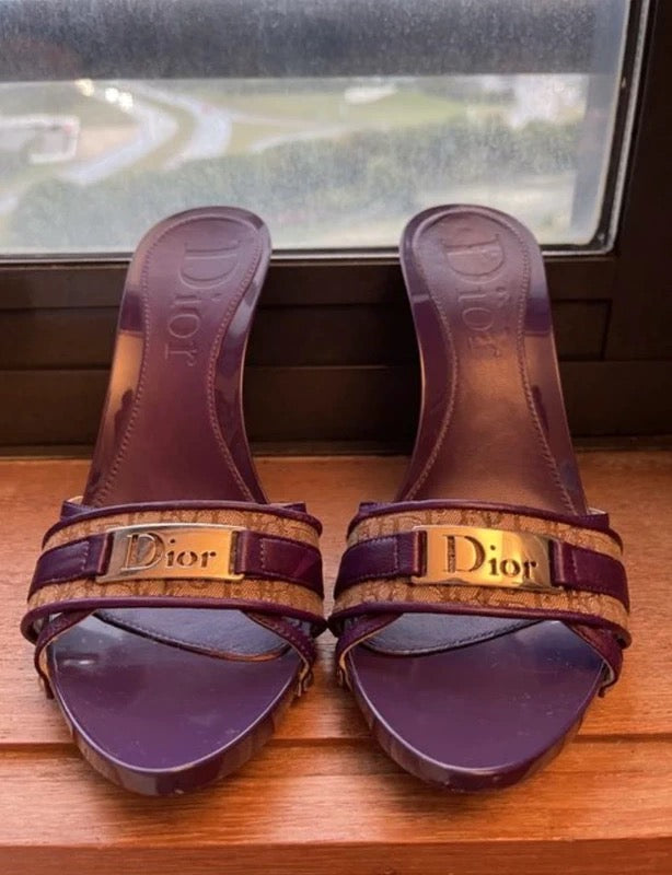 Dior Monogram Heels - 37