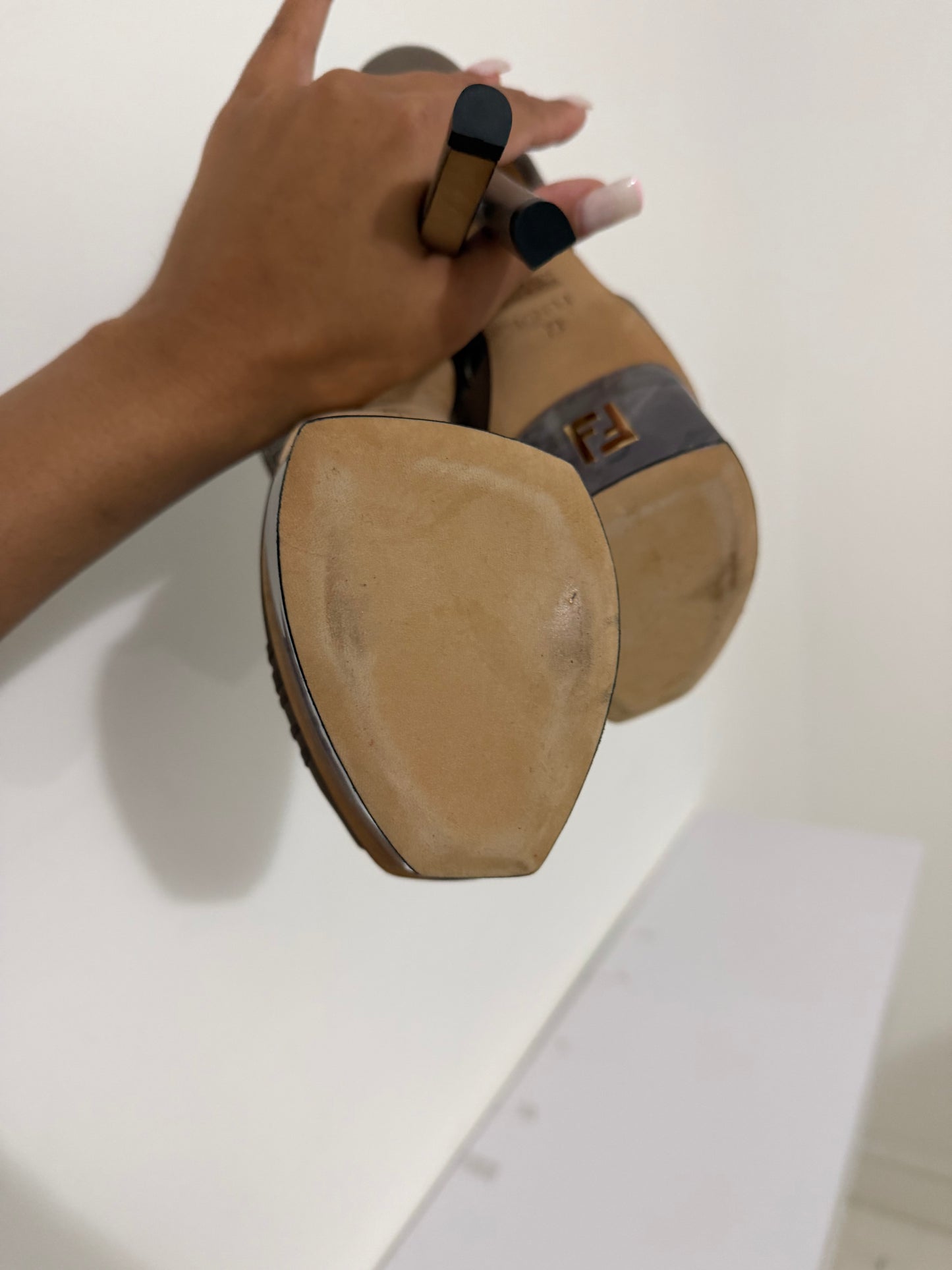 Fendi Cinderella Heels Brand New - 39