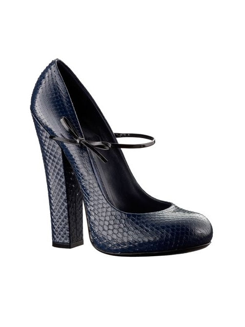 Louis Vuitton Mary Fetish Pump Croc Print  - 36.5