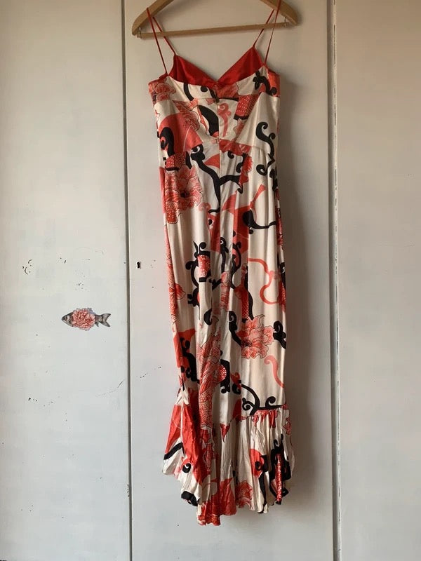 Cavalli Floral Fishtail Dress - S