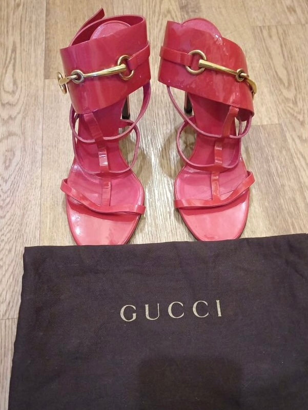 Gucci Cage Ursula Heels Pink - 39