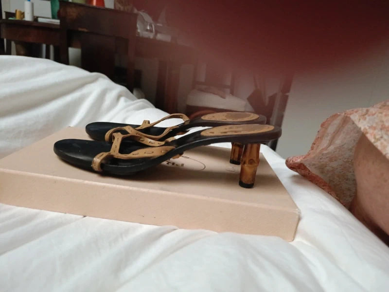 Gucci Bamboo Kitten Heel - 38.5