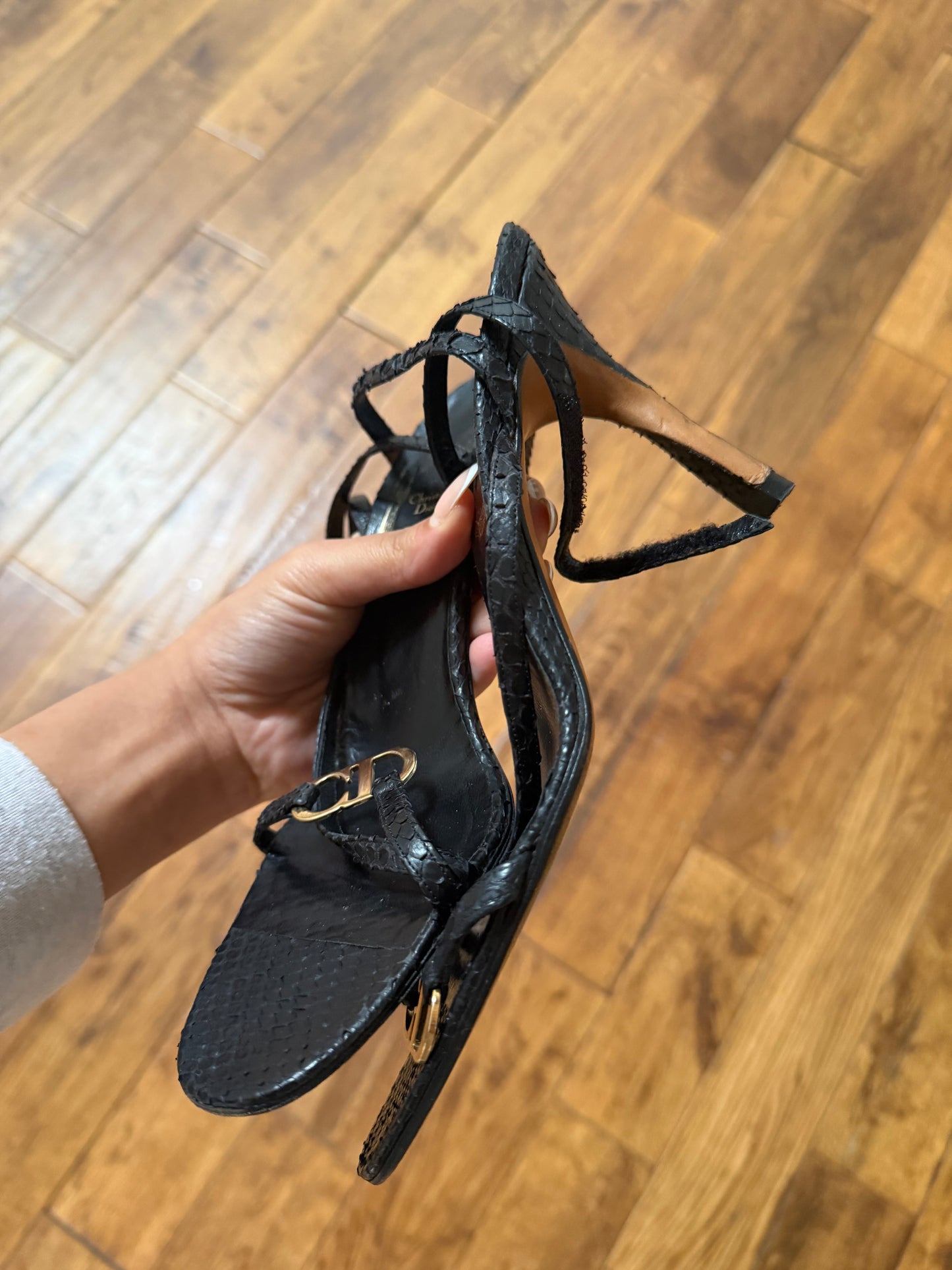 Dior Python CD Heels - 37/37.5