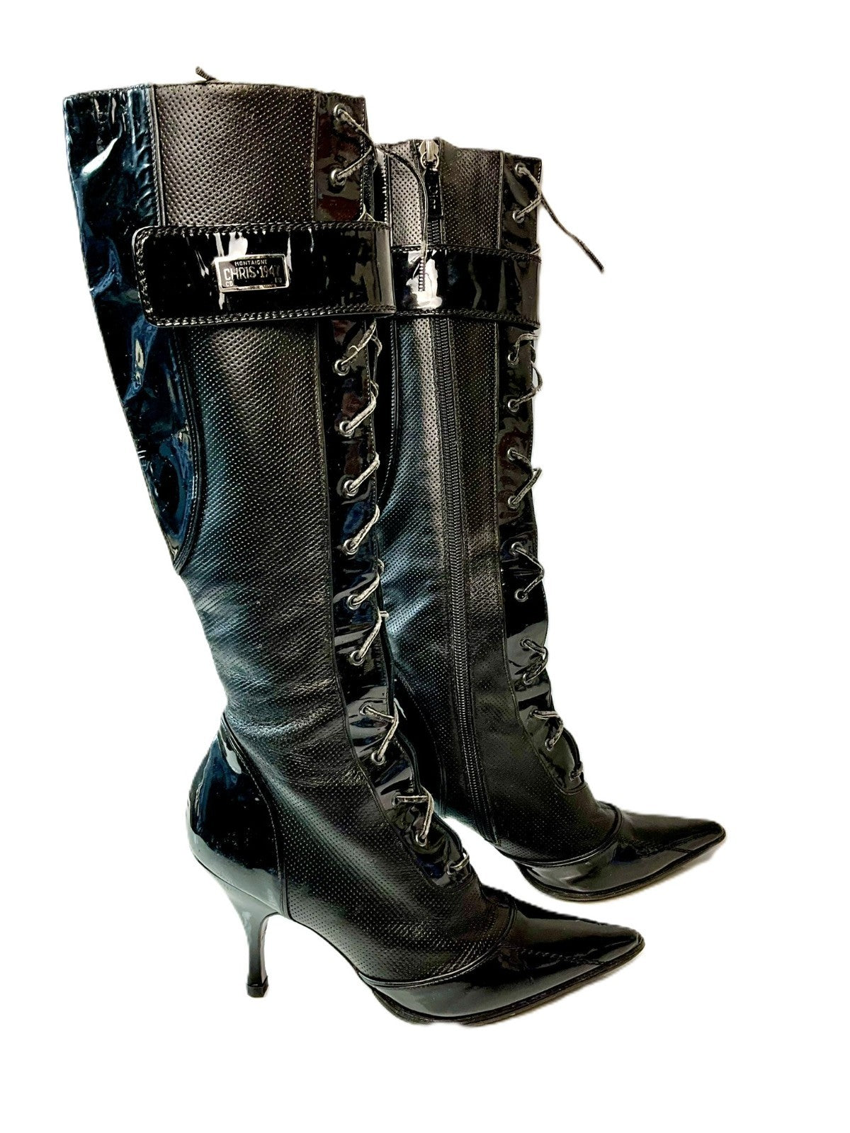 Dior Montaigne 1947 Lace Up Boots - 36.5
