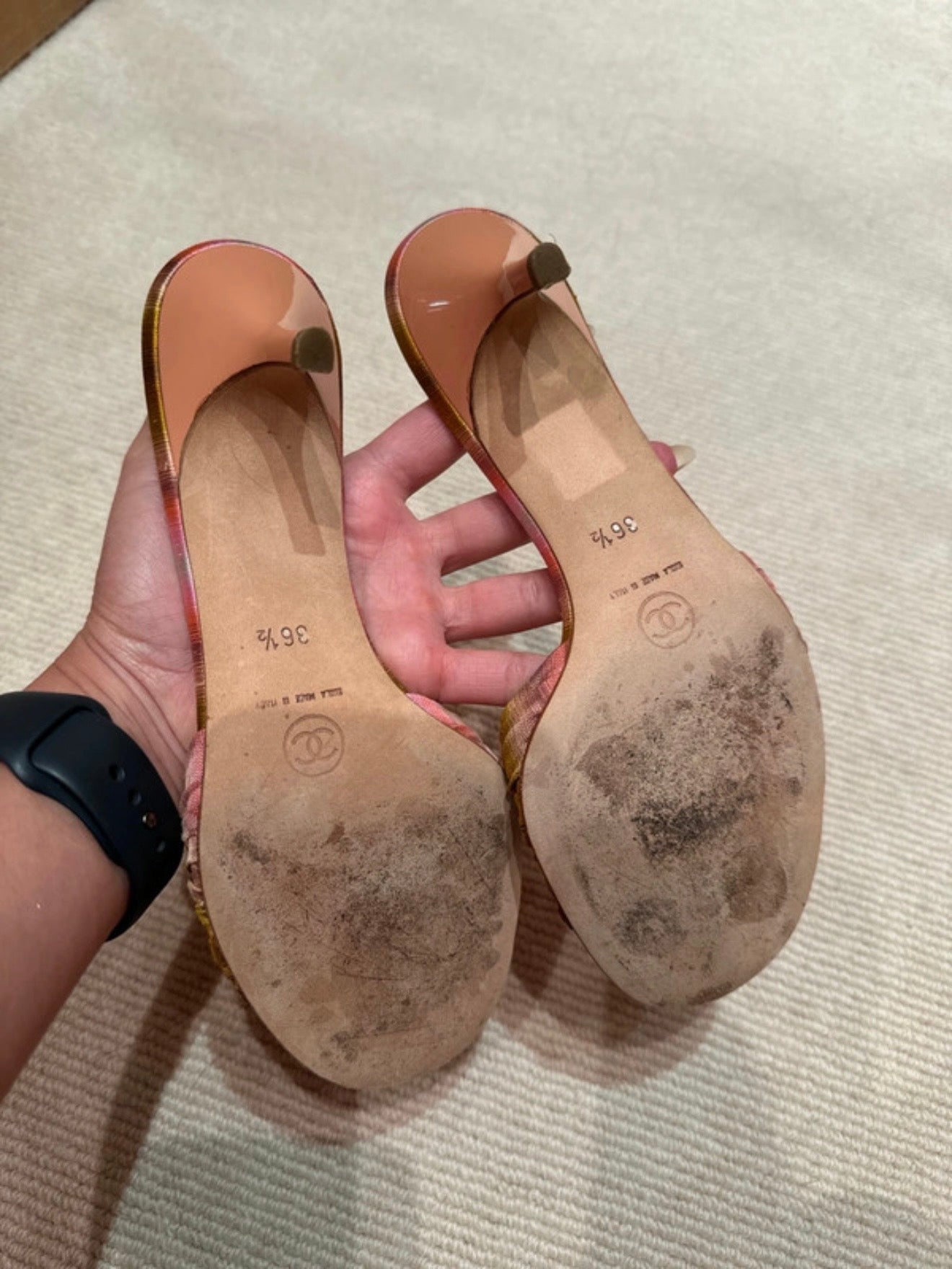 Chanel Ombré Mules - 36.5/37
