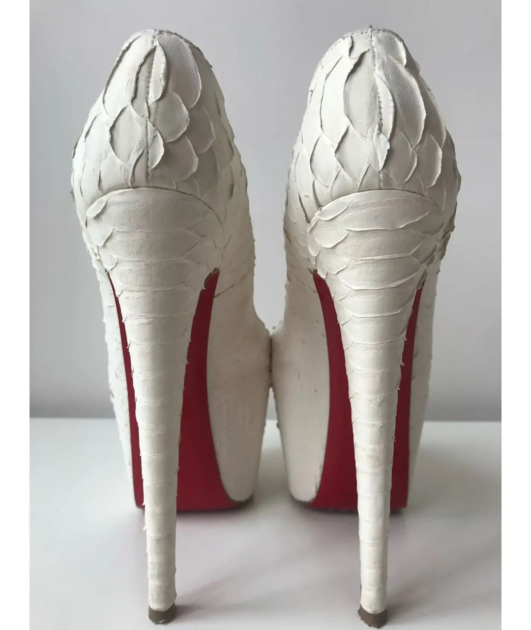 Christian Louboutin Lady Highness Python Heels - 36.5