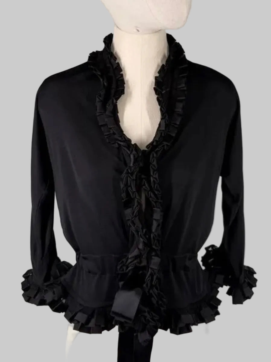 Saint Laurent by Tom Ford Frill Blouse - S