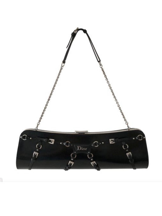 Dior Bondage Clutch and Chain Bag