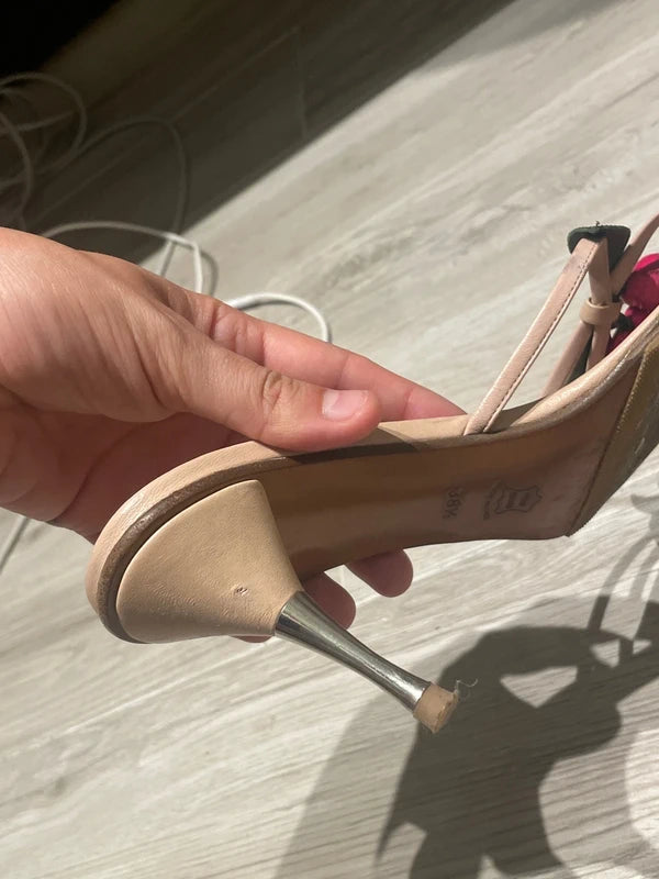 Alexander McQueen Cherry Mules - 38.5