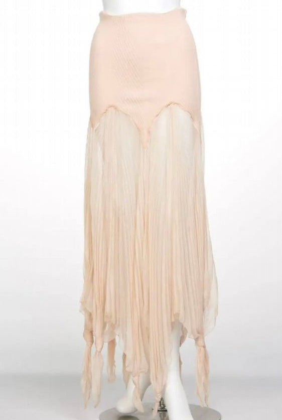 Jean Paul Gaultier Mesh Knitted Skirt - M/L