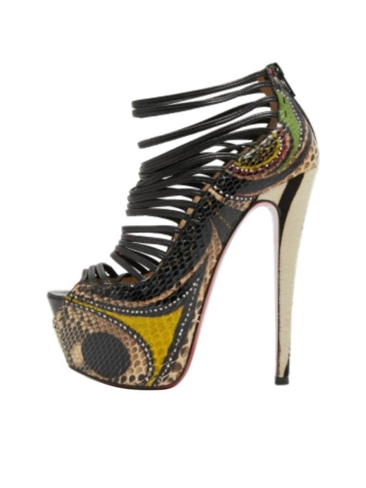 Christian Louboutin Python Heels - 37.5