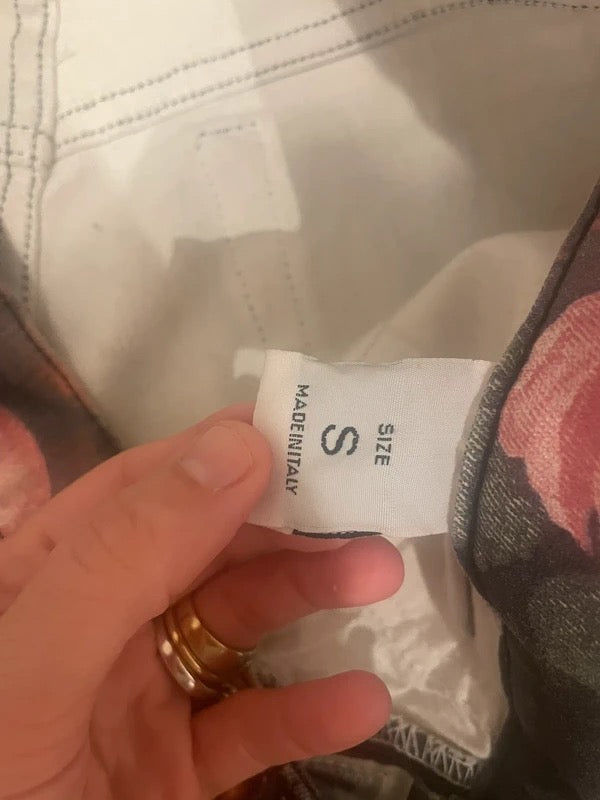 Roberto Cavalli Floral Jeans - S