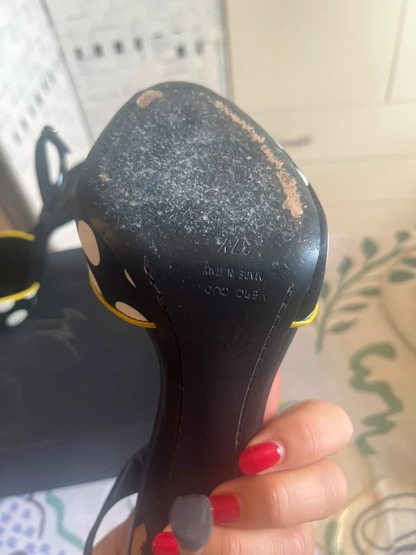 Giuseppe Zanotti Polka Dot Heels - 37.5