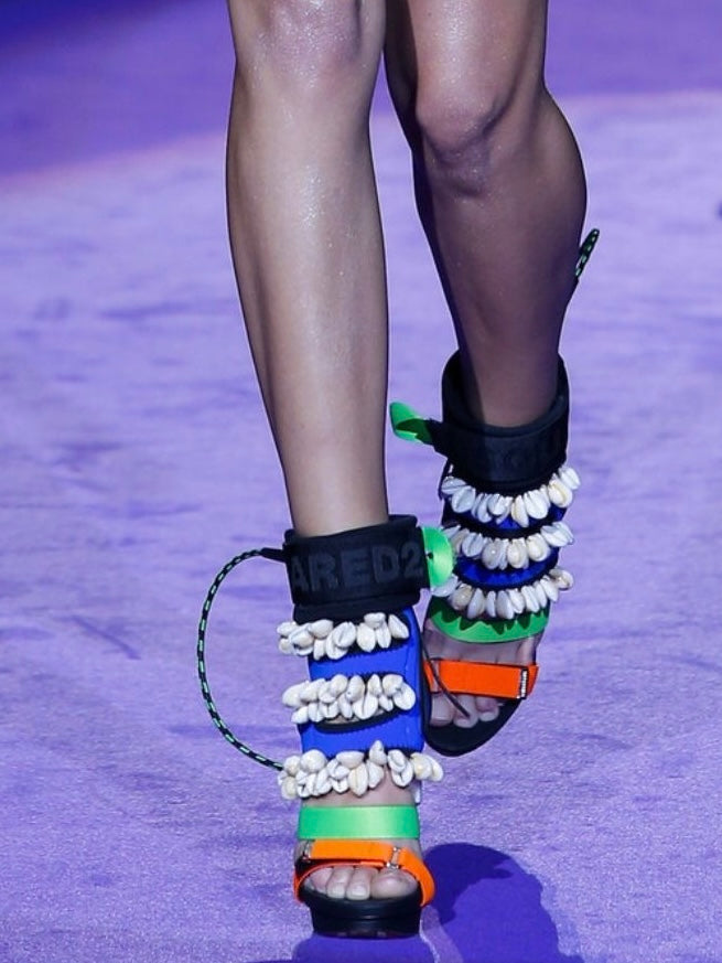 Dsquared2 Surfers Paradise Shell Heels - 39