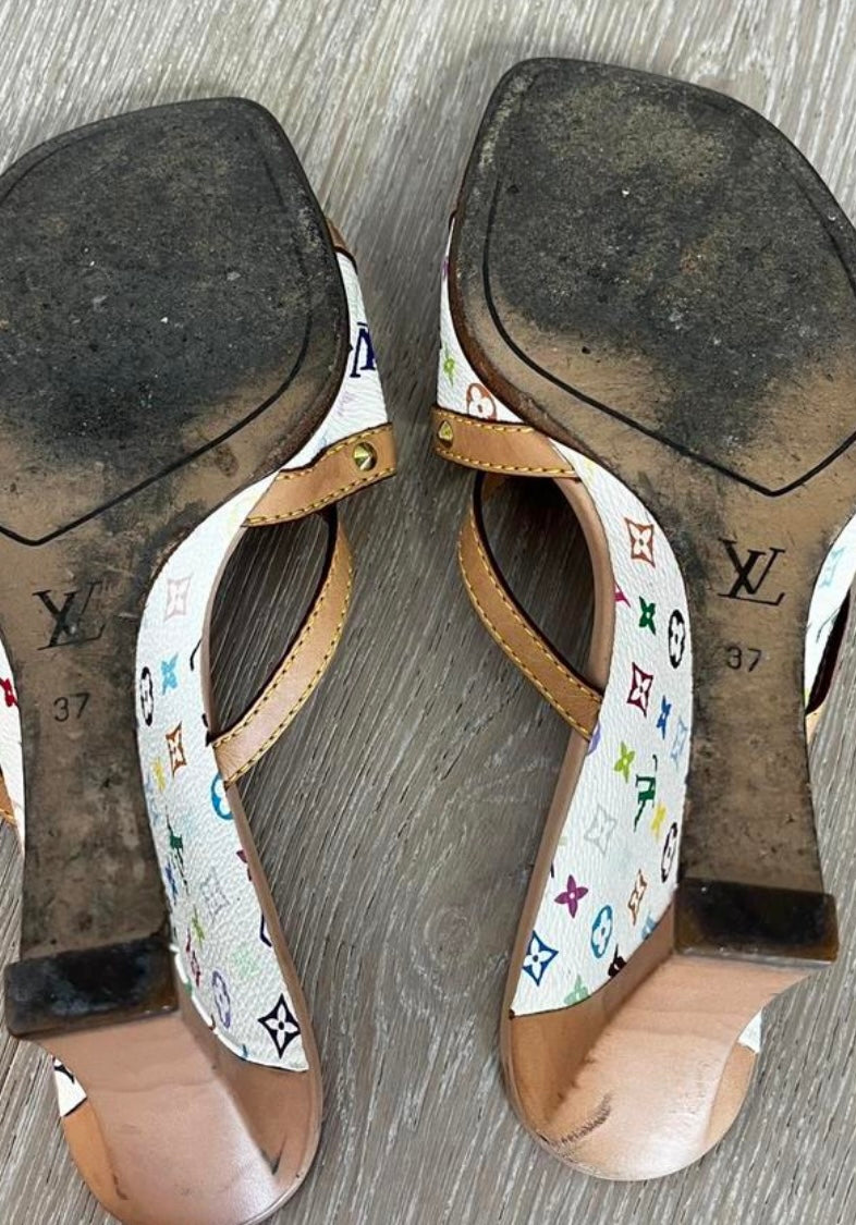 Louis Vuitton X Takashi Murakami Bow Wedge Heels - 37