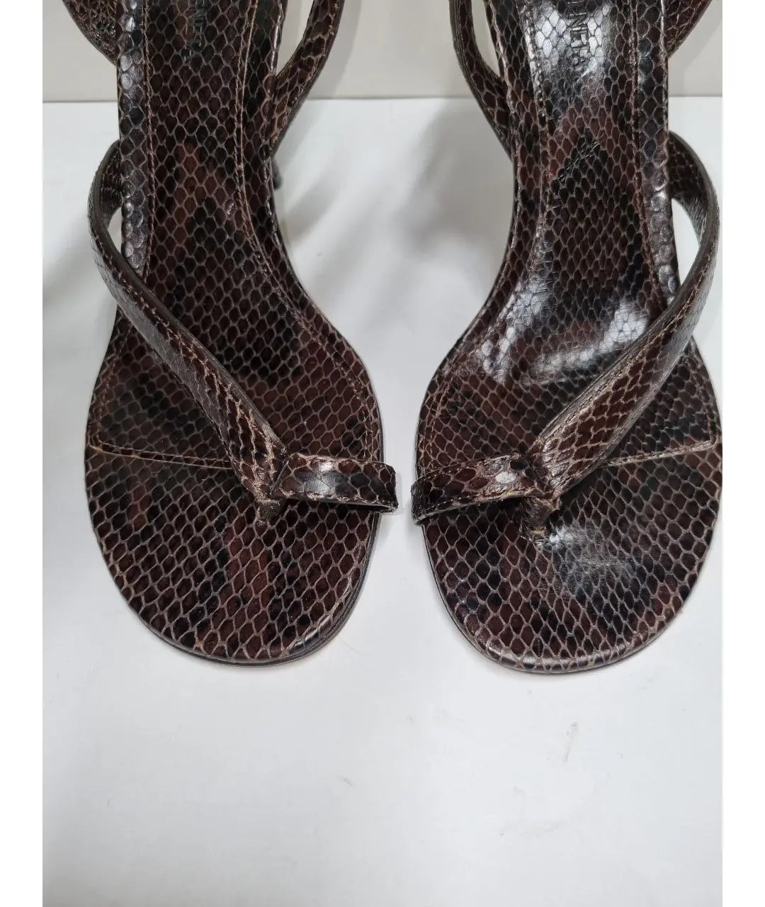 Botegga Venetta Python Spiral Heels - 40
