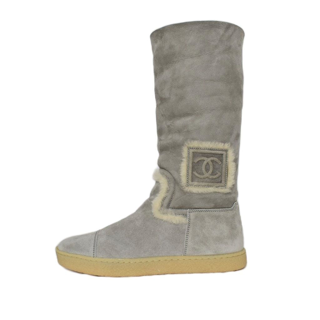 Chanel “Ugg” Shearling Boots - 36
