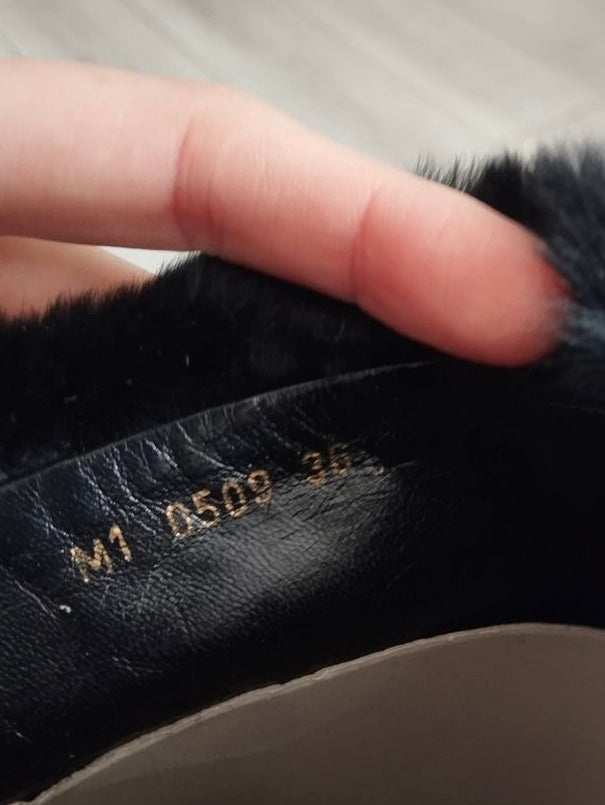 Dior Fur Boots - 36