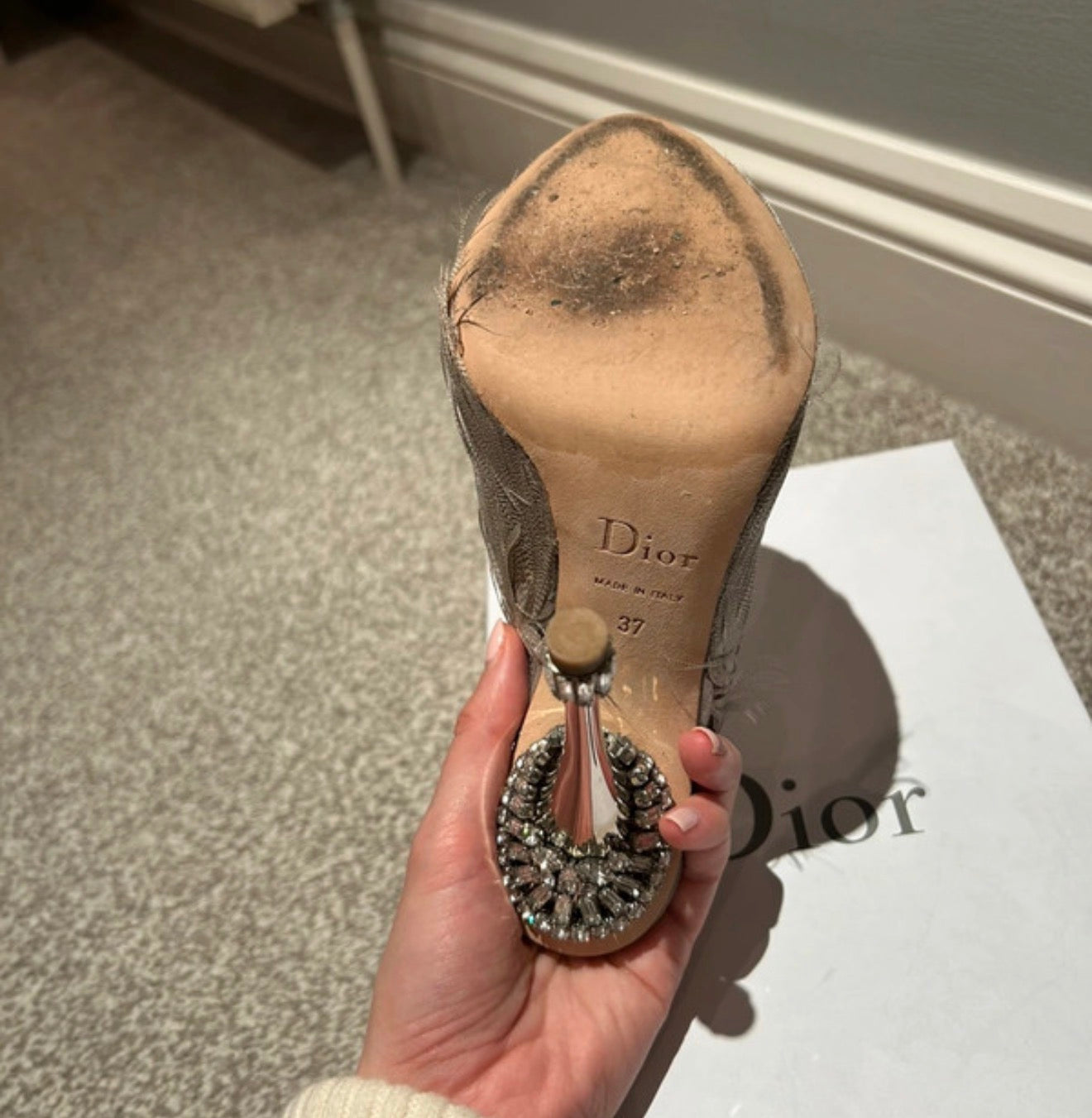 Dior Feather Heels - 36.5/37